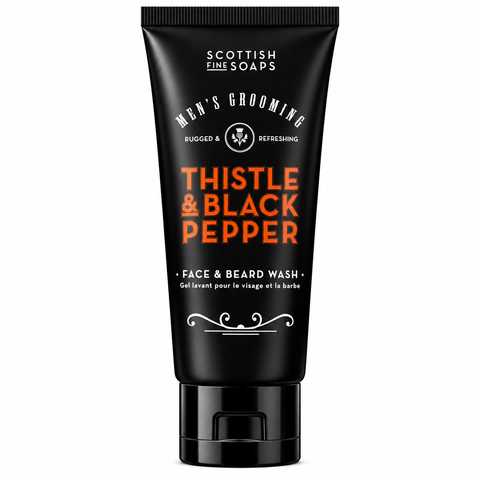 Men's Grooming Thistle and Black Pepper Face and Beard Wash