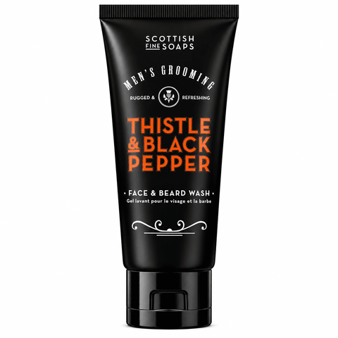 Men's Grooming Thistle and Black Pepper Face and Beard Wash