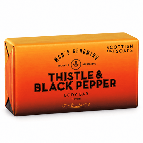 Men's Grooming Thistle & Black Pepper Soap Bar