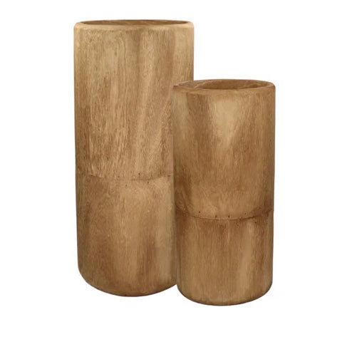 Wood Vases