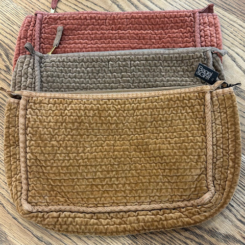 Quilted Zip Bag.
