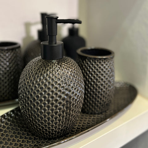 Hrin Grey Soap Dispenser