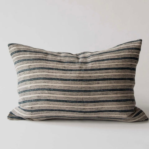 Navy Stripe Cushion