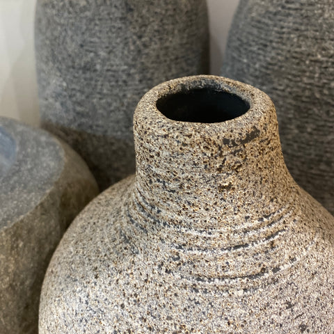 Cement Bottle Vase - Bagel&Griff