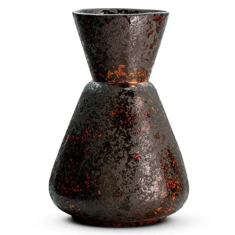 Brown and Orange Vase