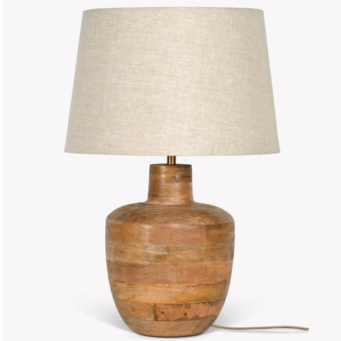 Mango Wood Table Lamp