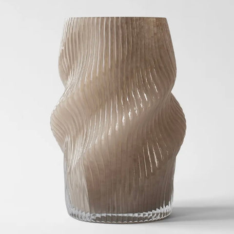 Twisted Glass Vase