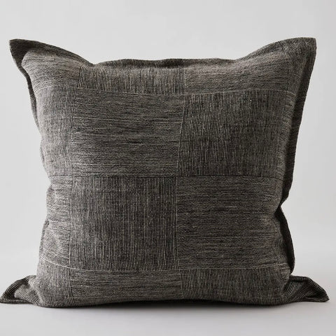 Woven Check Pattern Cushion
