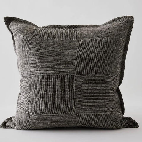 Woven Check Pattern Cushion