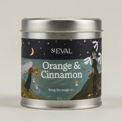 Orange & Cinnamon Tin Candle