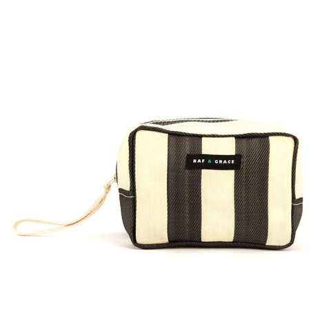 Black & Ecru Wash Bag
