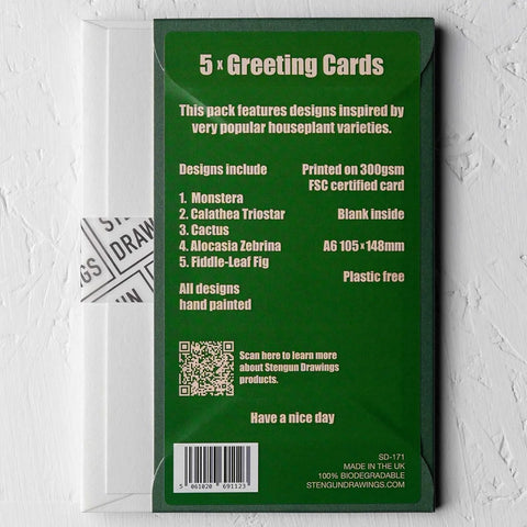 House Plant Card Pack