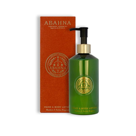 Hydrating Hand & Body Lotion infused with Mandarin and Sicilian Bergamot for fresh, glowing skin