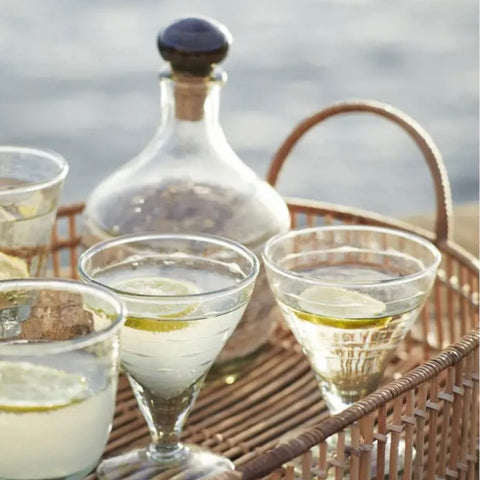 Lined Cocktail Glass