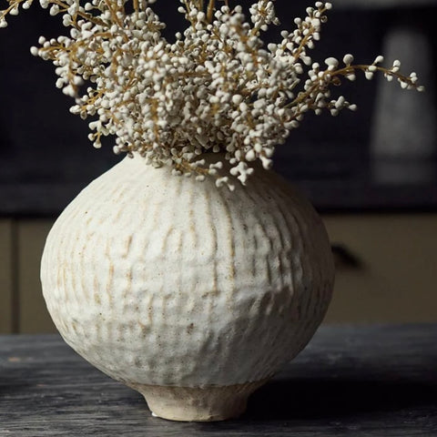 Textured Ceramic Vase