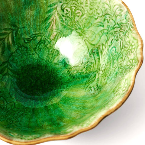 Seaweed Green Soup Bowl