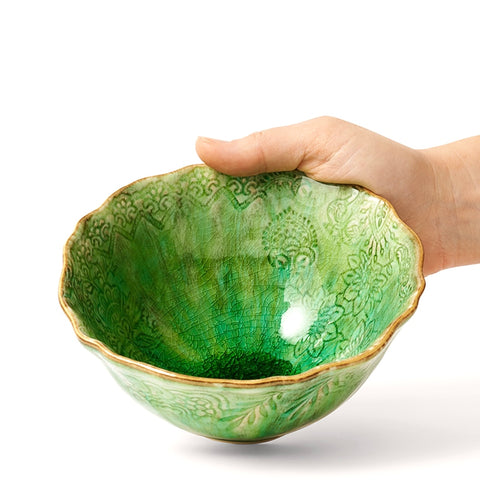 Seaweed Green Soup Bowl