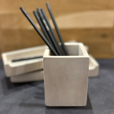 Cement Pen Pot