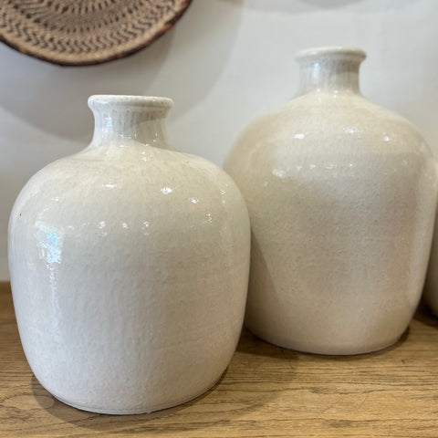 Ceramic White Vase