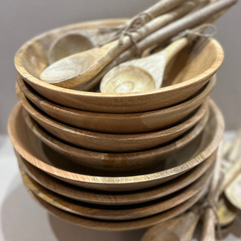 Mango Wood Salad Bowl