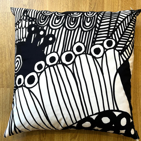 Black and White Print Cushion