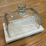 Marble Butter Dish.