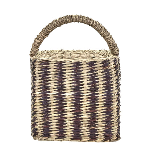 Natural and Brown Seagrass Doorstop
