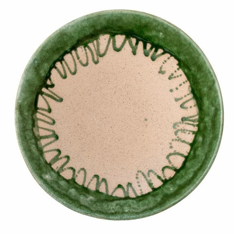 Green Stoneware Bowl