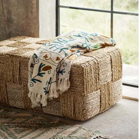 Jute Ottoman