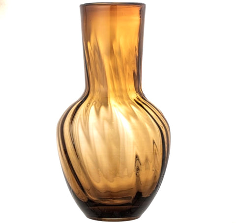 Amber Glass Vase