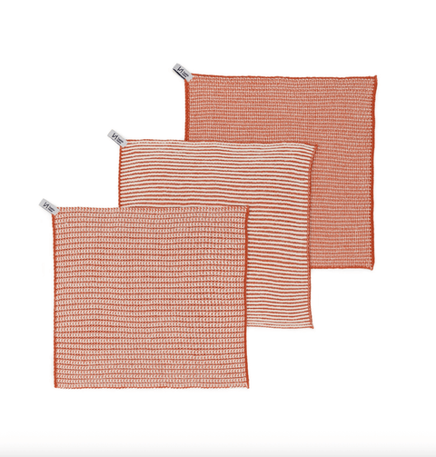 Textured Dish Cloths: Orange