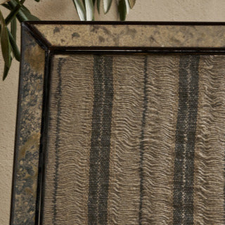 Antique Glass and Iron Photo Frame