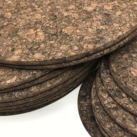 Smoked Cork Placemat and Coasterh - Bagel&Griff