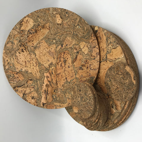Round Cork Placemat and Coaster - Bagel&Griff