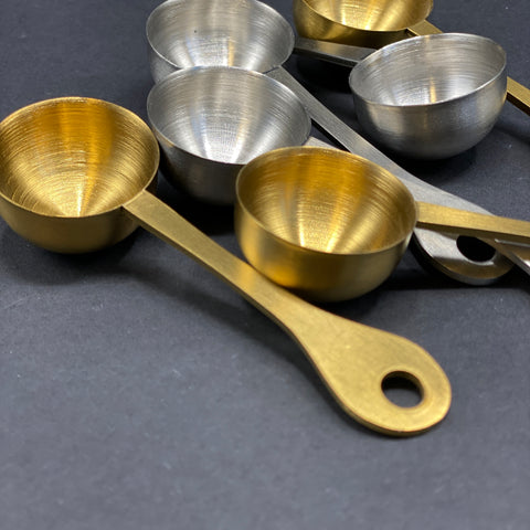 Silver Coffee Scoops - Bagel&Griff