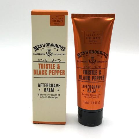 Men's Grooming Thistle & Black Pepper Aftershave Balm - Bagel&Griff