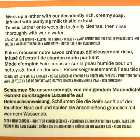 Men's Grooming Thistle & Black Pepper Soap Bar - Bagel&Griff