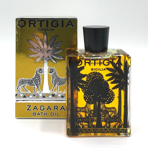 Ortigia Bath Oil creating a soothing spa-like experience with natural scents and luxurious care