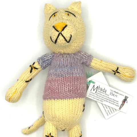 Hand-crocheted knitted animal toy by Gogo Olive