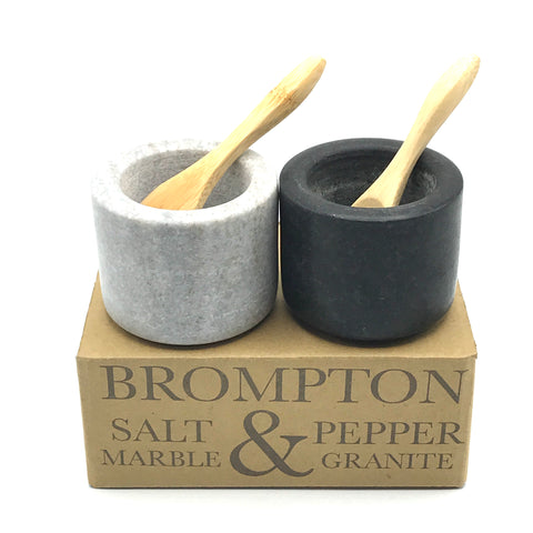 Black & Grey Salt and Pepper Pots - Bagel&Griff