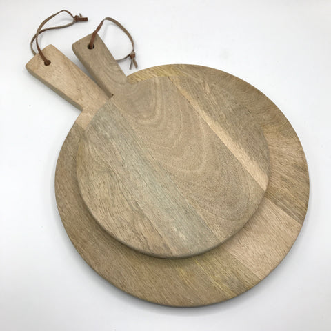 Round Mango Wood Serving Board - Bagel&Griff