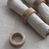 Mango Wood Napkin Rings - Bagel&Griff