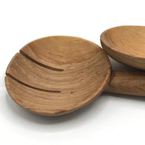 Spot Bone Handle Salad Servers - Bagel&Griff