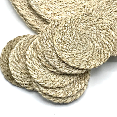 Jute Placemat & Coaster - Bagel&Griff