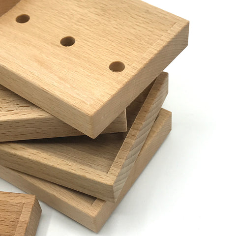 Oiled Beechwood Soap Dish - Bagel&Griff