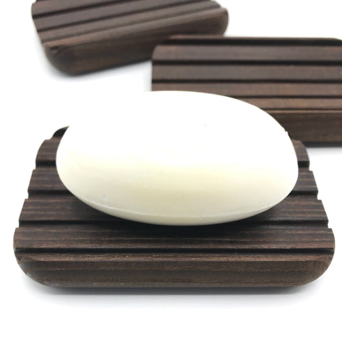Dark Stain Beechwood Soap Dishes - Bagel&Griff
