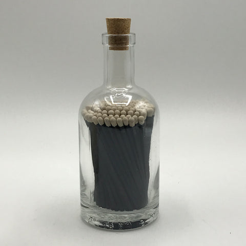 Matches In A Bottle. Black & White is - Bagel&Griff