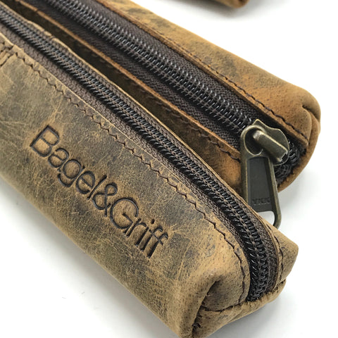Small Leather Pencil Case - Bagel&Griff