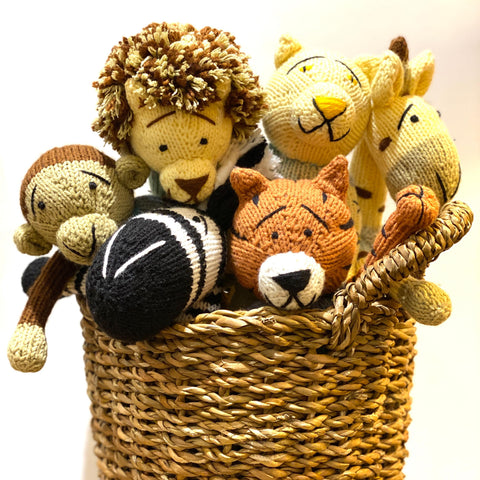 Hand-crocheted knitted animal toy by Gogo Olive