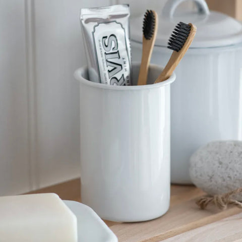 White Toothbrush Holder - Bagel&Griff